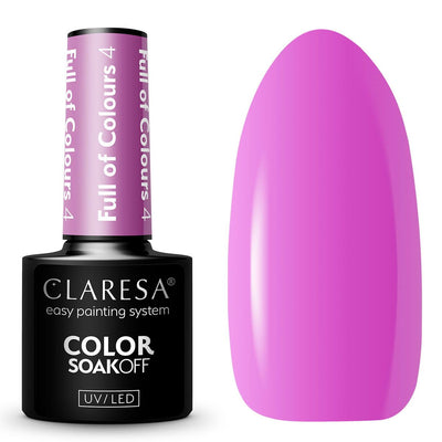 Claresa Claresa UV LED Gellak 5 ml complet ou couleurs 4