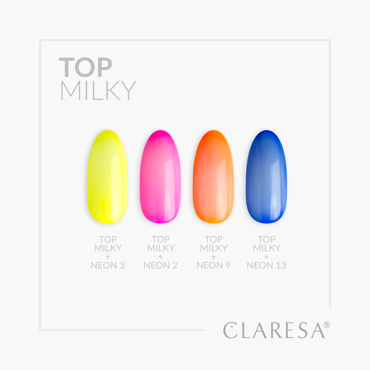 Claresa Claresa Top Coat Milky Non Wryking 5ml