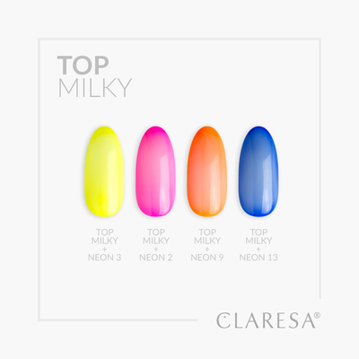 Claresa Claresa Top Coat Milky Non Wryking 5ml