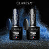 Claresa Claresa Top Coat Pas de glitter bleu 5ml