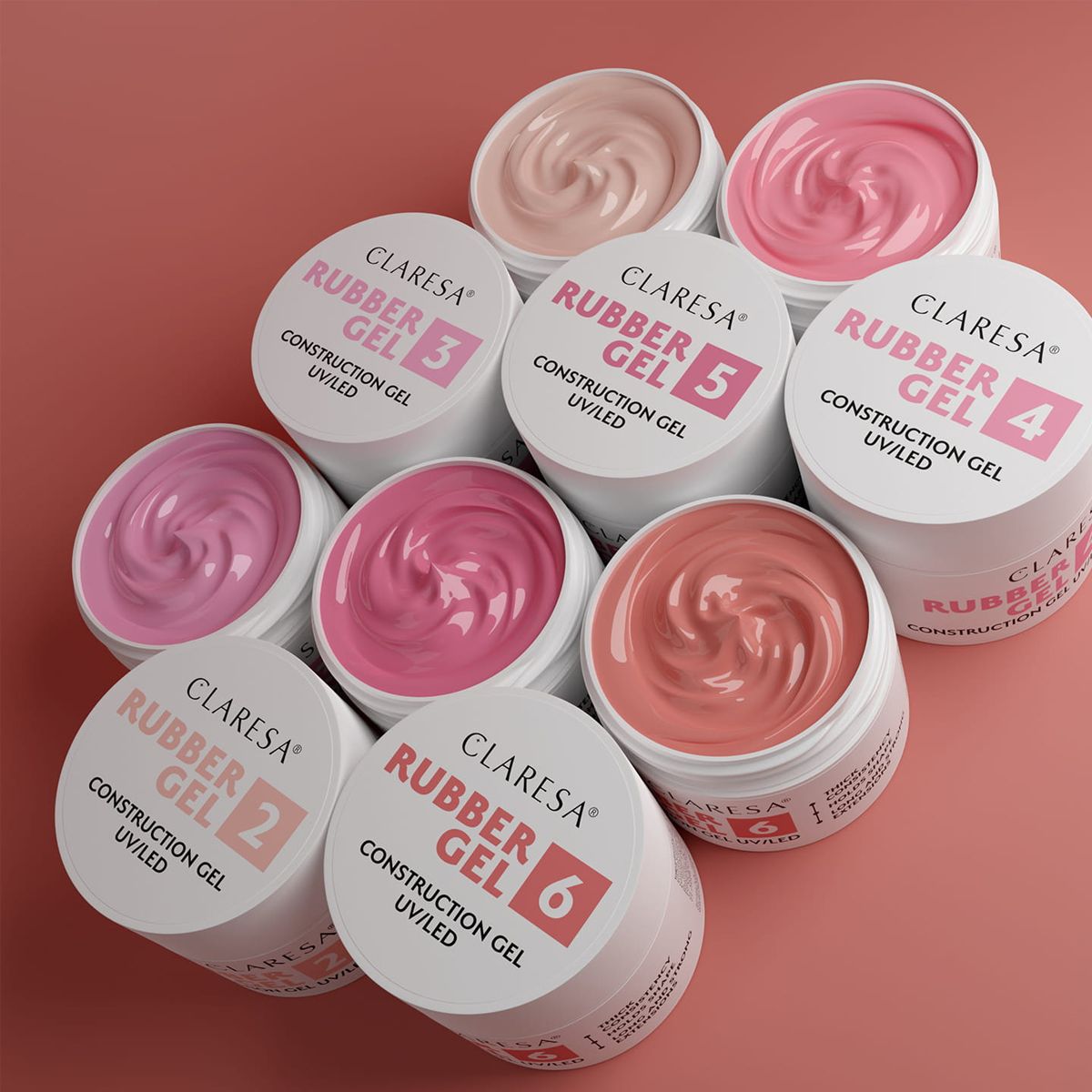 Claresa Claresa Gel en caoutchouc 6 Blush Pink 12gr.