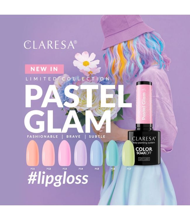 Claresa Claresa UV a conduit Gellak 5 ml pastel glam 1