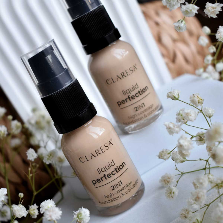 Claresa Claresa Liquid Perfection 2-en-1 Correcteur et fondation 101,5 Vanille 18gr.