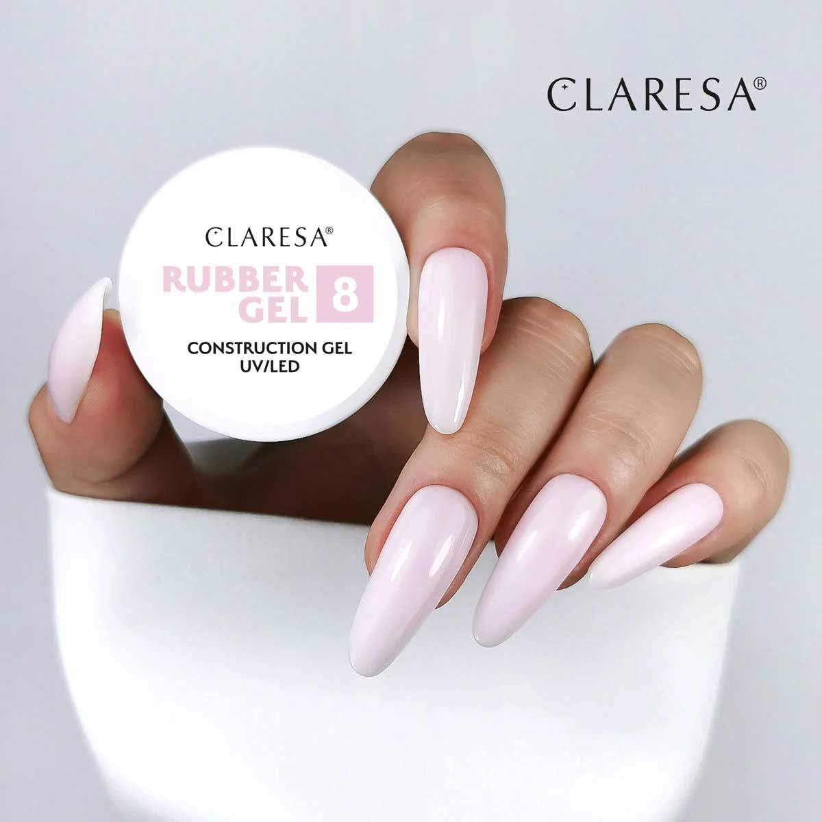Claresa Claresa Gel Rubber 8 Ballerina Pink 45gr.
