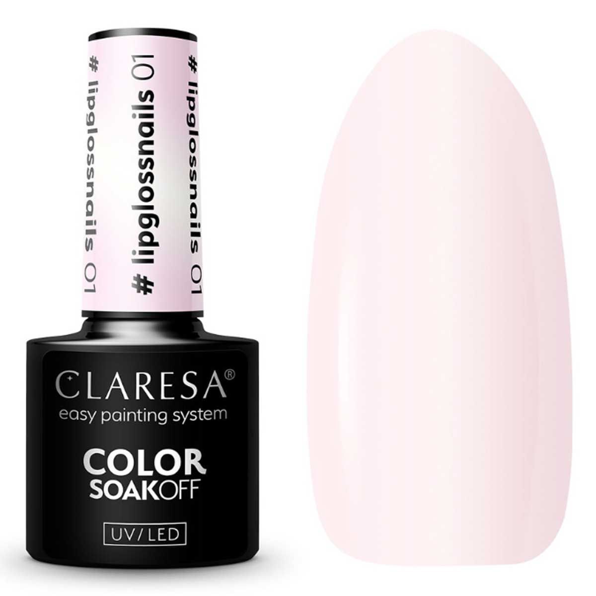 Claresa Claresa UV LED Gellak 5ml #lipglossnails 01