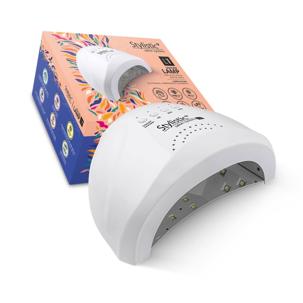 Lampe LED UV stylistique stylistique Dual 48W blanc