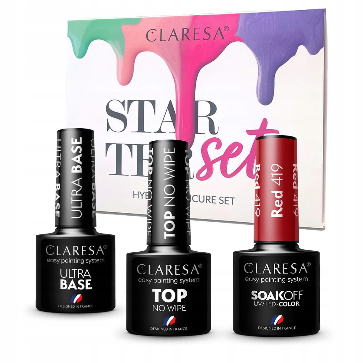Claresa Claresa Starter Set Gellak sans lampe