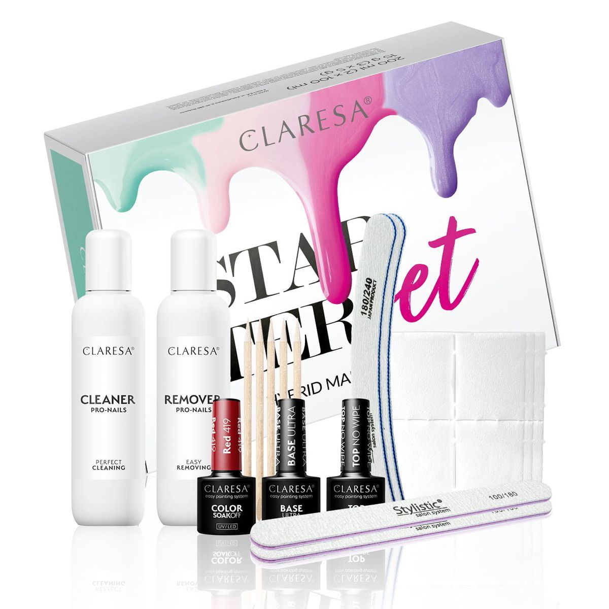 Claresa Claresa Starter Set Gellak sans lampe