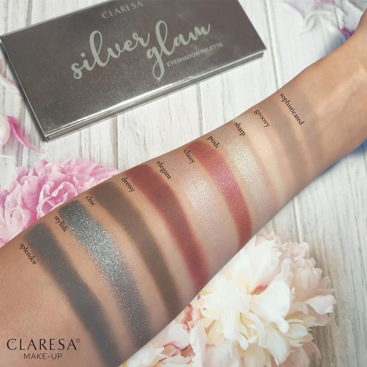 Claresa Claresa Palette de fards à paupières Silver Glam