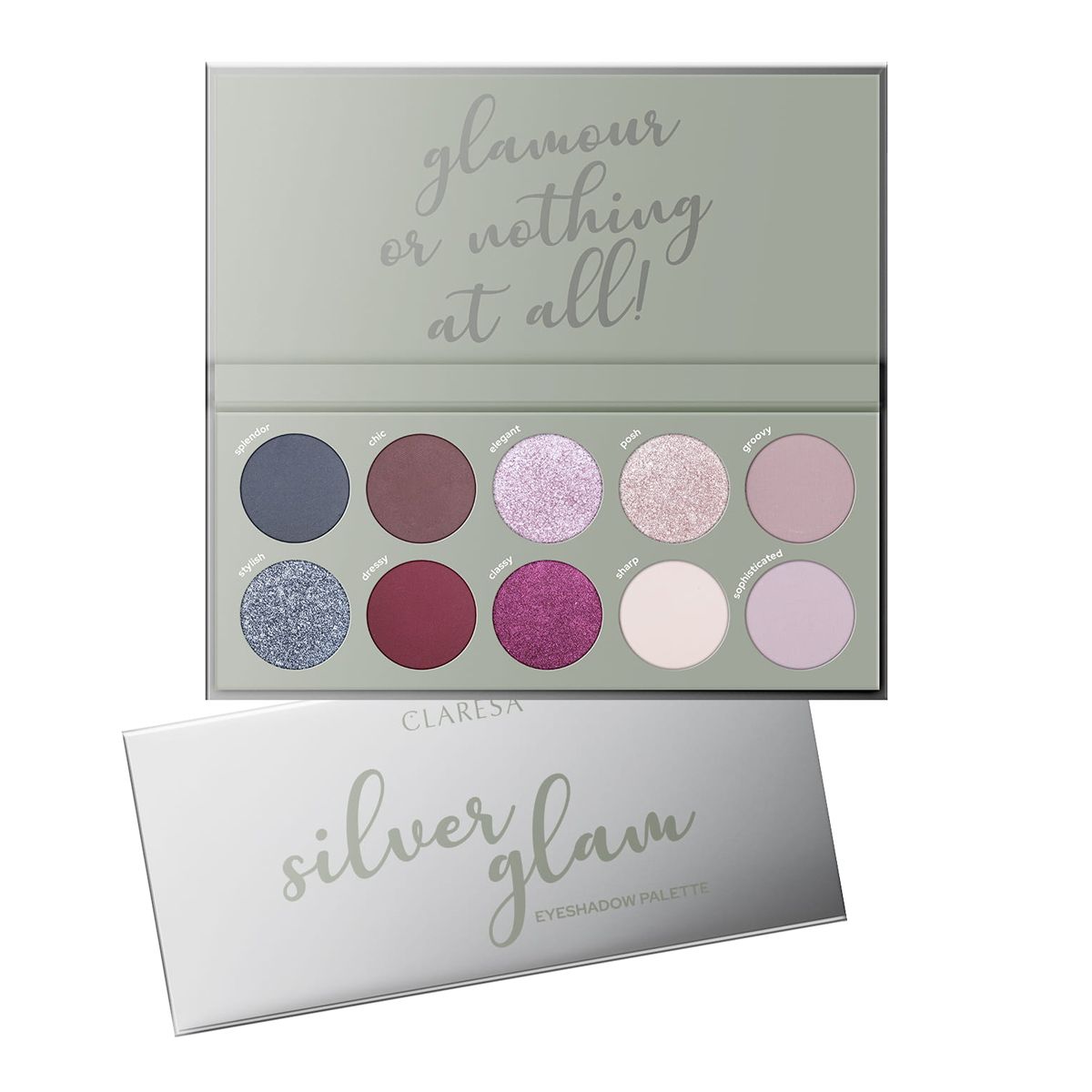 Claresa Claresa Palette de fards à paupières Silver Glam