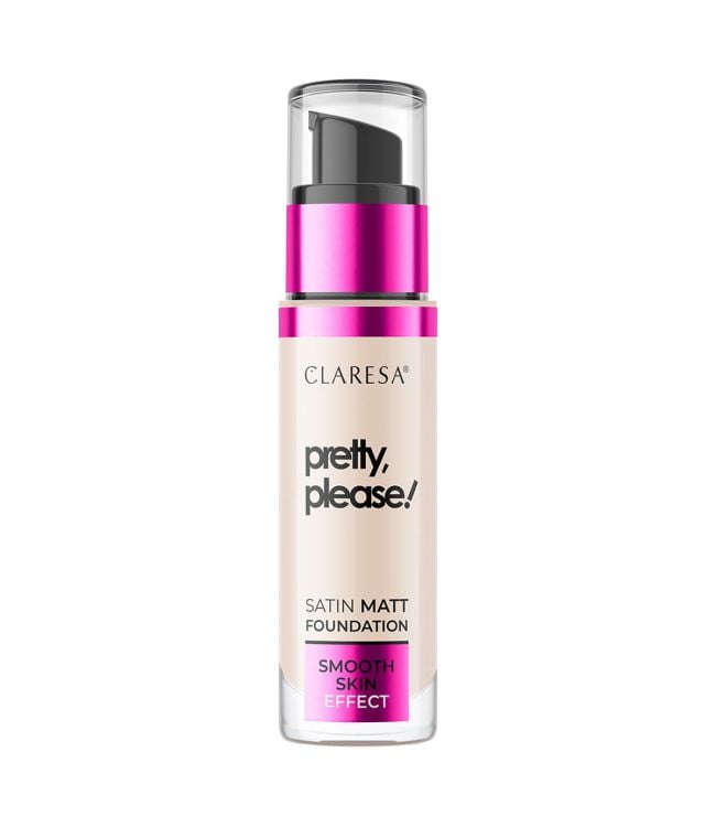 Claresa Claresa Satin Matt Foundation jolie, s'il vous plaît! 01 Fair Light 34gr.