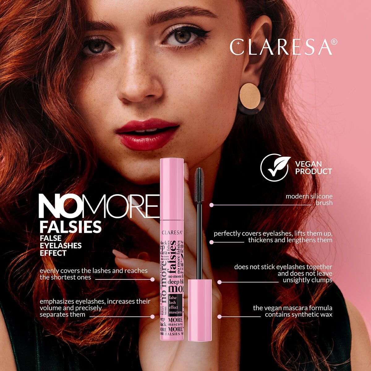 Claresa Claresa No More Falsies Mascara Deep Black 10ml