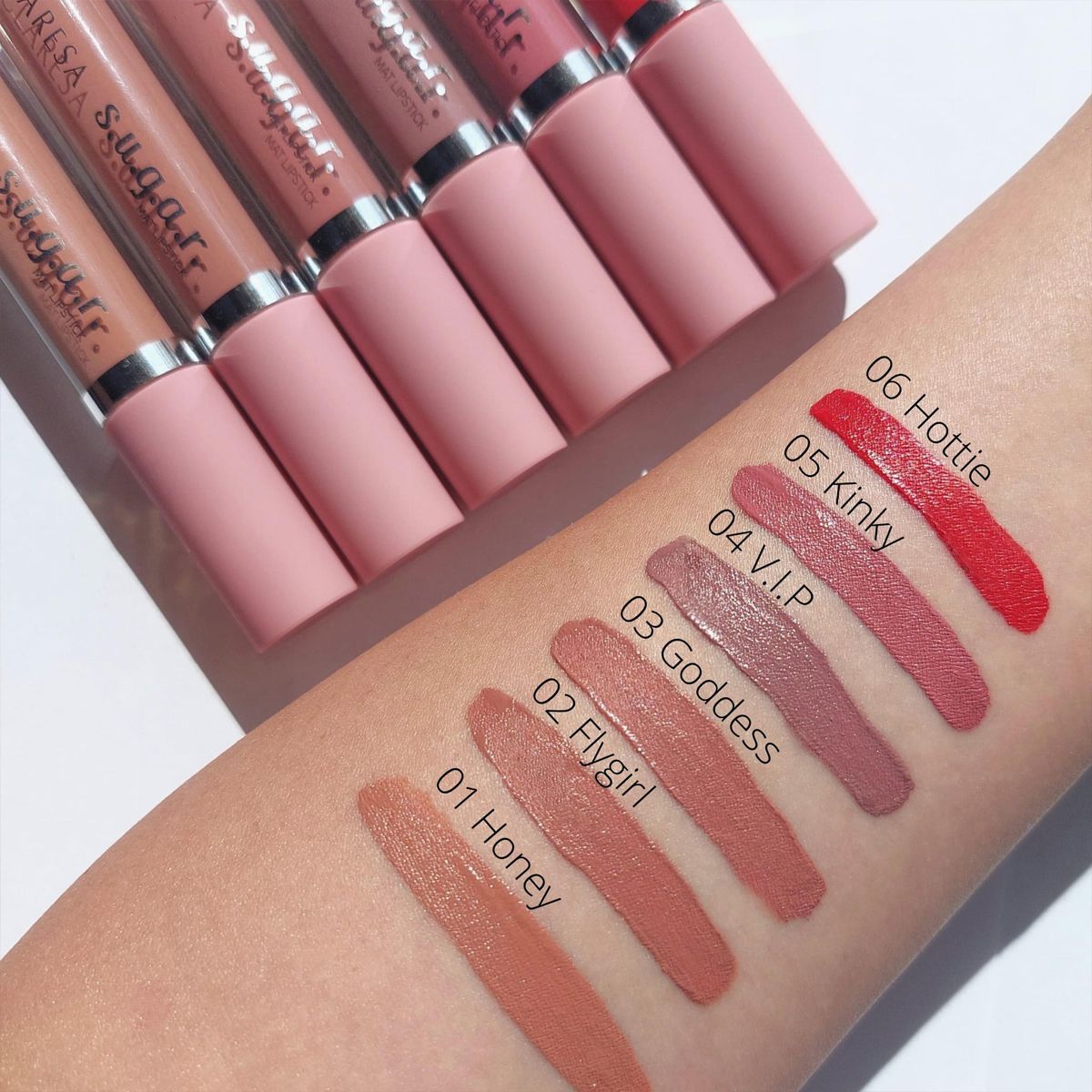 Claresa Claresa Matte Liquid Lipstick S.U.G.A.R. 01 miel 5ml