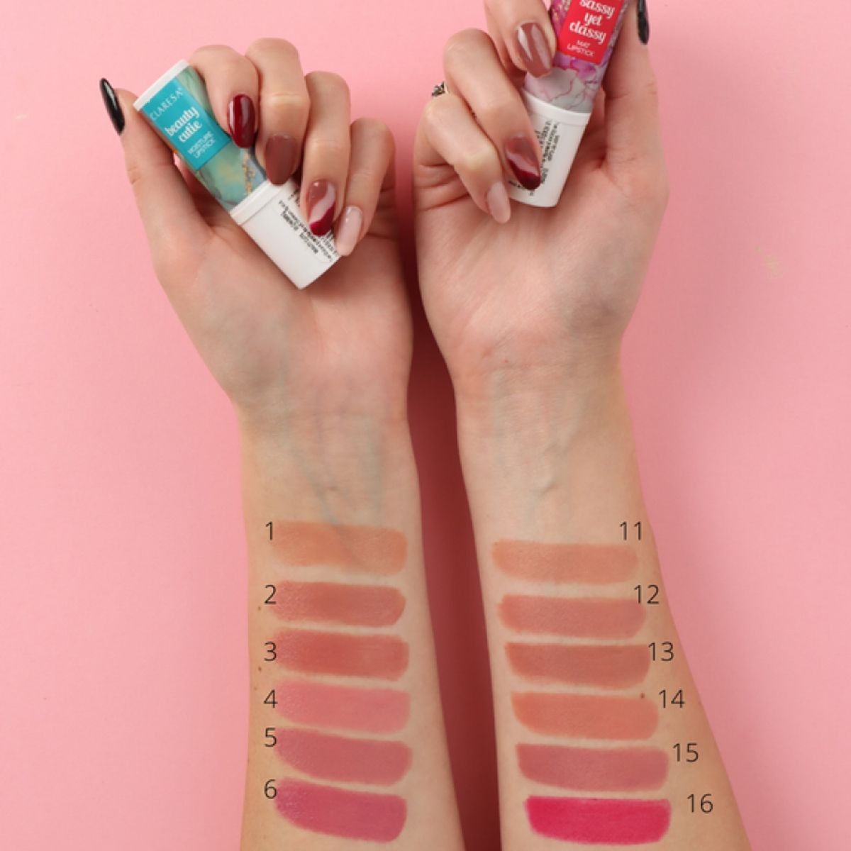Claresa Claresa Matte Lipstick Sassy mais chic 11 Luscious 4ML