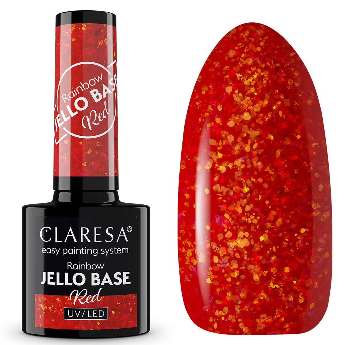 Claresa Claresa Rainbow Jello Base Coat Red 5ml