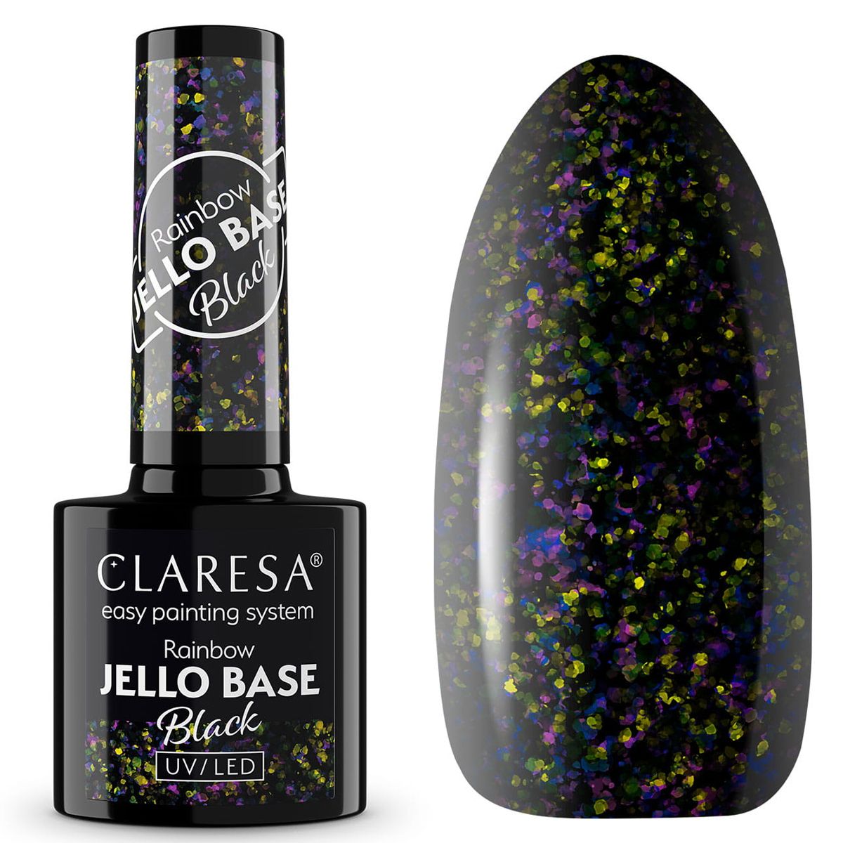 Claresa Claresa Rainbow Jello Base Matel Black 5ml