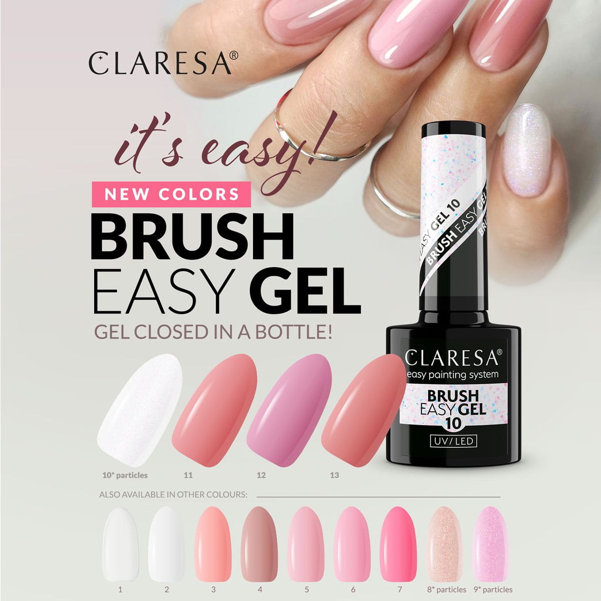 Claresa Claresa Brush Gel Easy 11 5ml