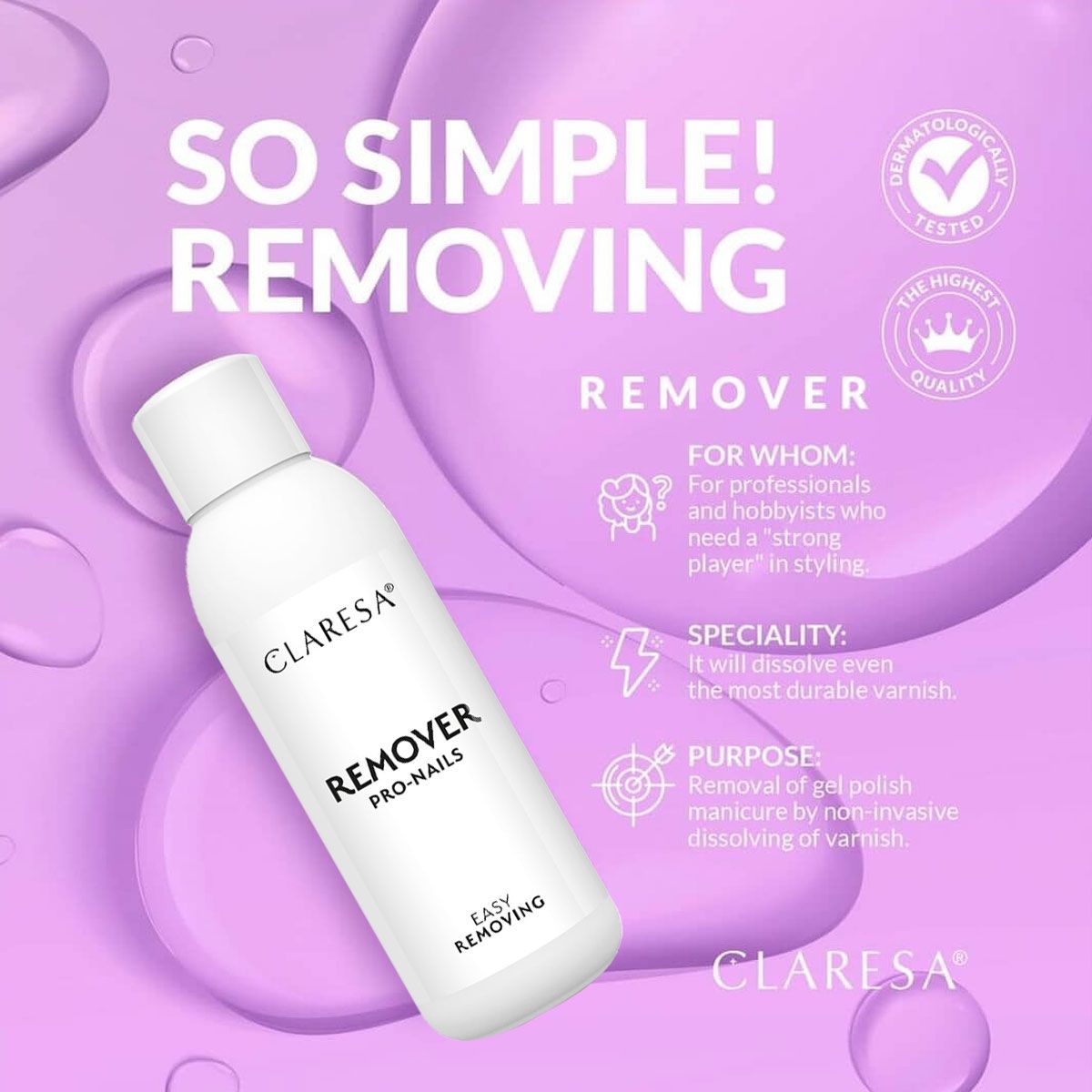 Claresa Claresa Nail Remover 500ml