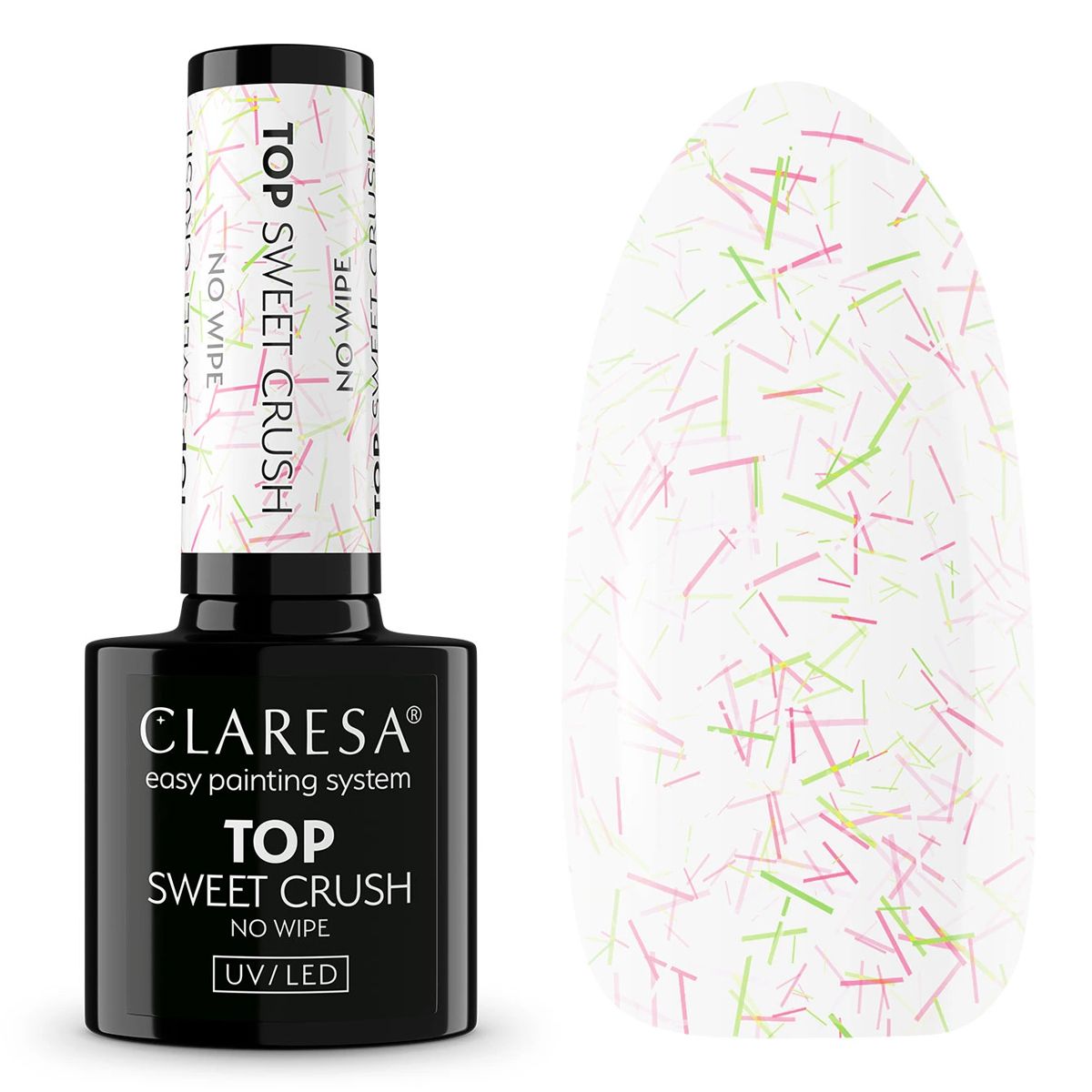 Claresa Top Coat Pas d'essuyage Sweet Crush 5ml