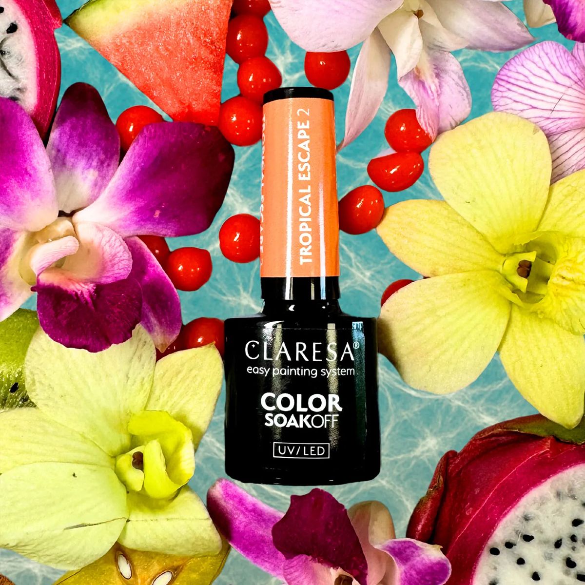 Claresa UV LED Gellak 5ml Échappement tropical 2