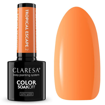 Claresa UV LED Gellak 5ml Échappement tropical 2
