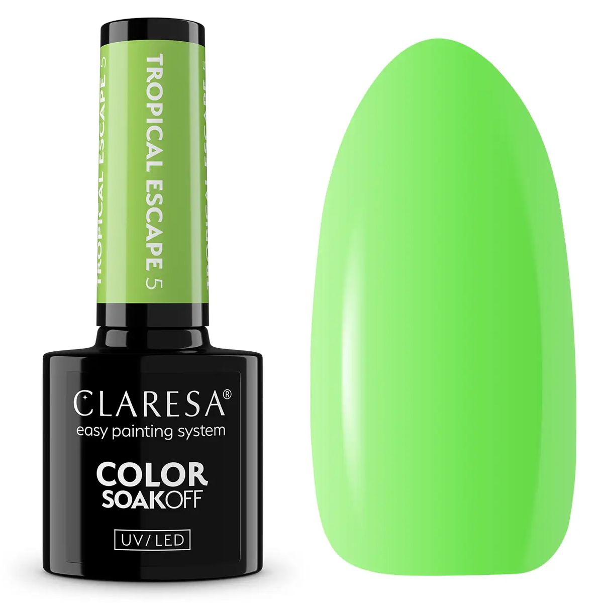 Claresa UV a conduit Gellak 5ml Échappement tropical 5