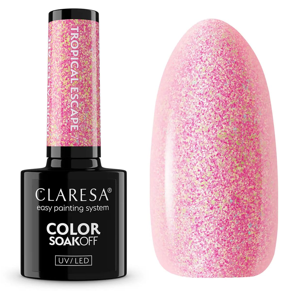 Claresa UV a conduit Gellak 5ml Évasion tropicale 7