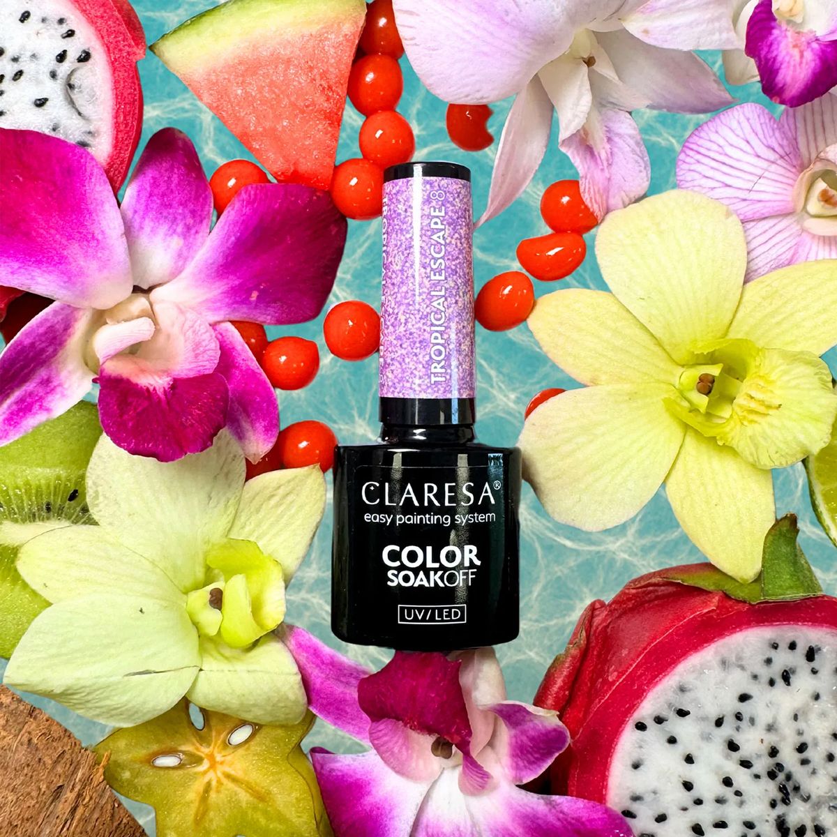 Claresa Vernis Gel UV LED 5 ml Évasion Tropicale 8