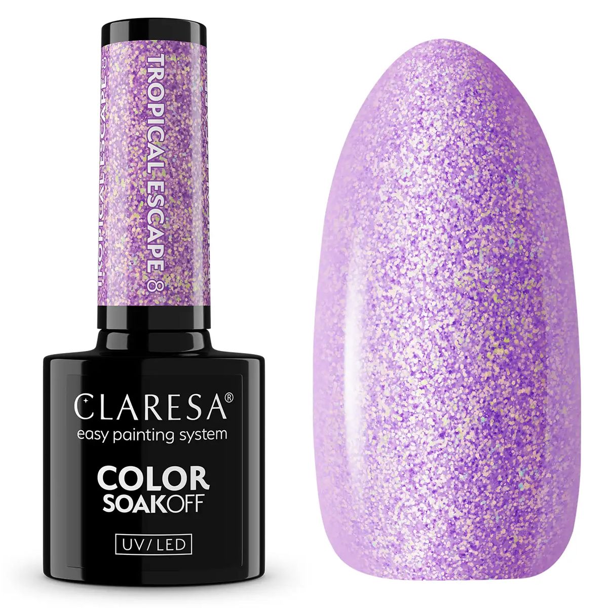 Claresa Vernis Gel UV LED 5 ml Évasion Tropicale 8
