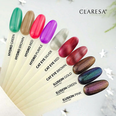 Claresa vernis gel uv led 5ml alchimie de couleur - violet hydro