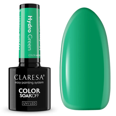 Claresa vernis gel uv led 5ml alchimie de couleur - vert hydro