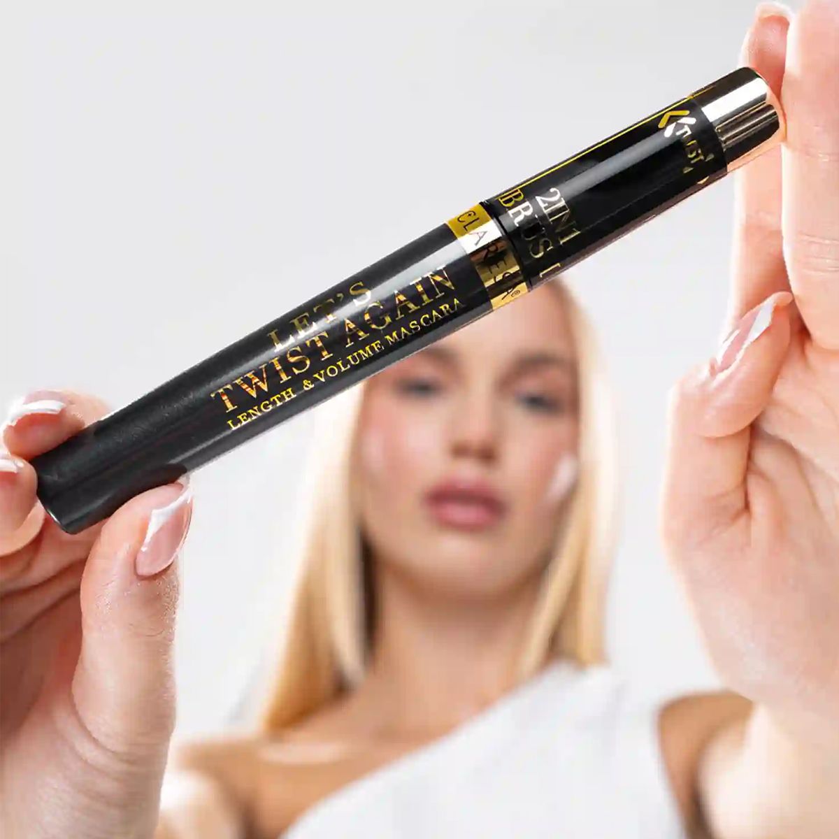 Claresa Let's Twist Again Mascara Volume Longueur 2-en-1 Noir