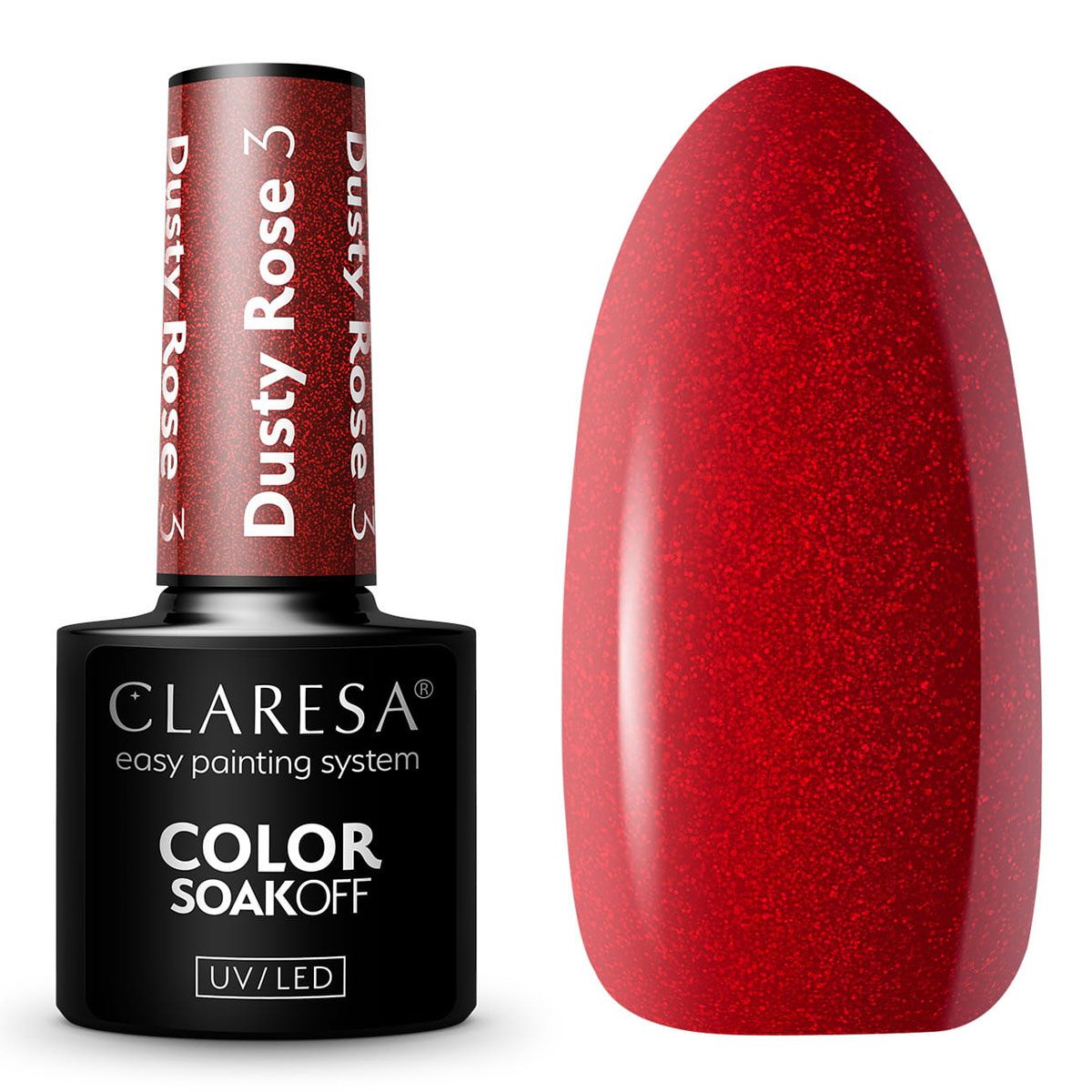 Claresa Claresa UV a conduit Gellak 5ml Dusty Rose 3