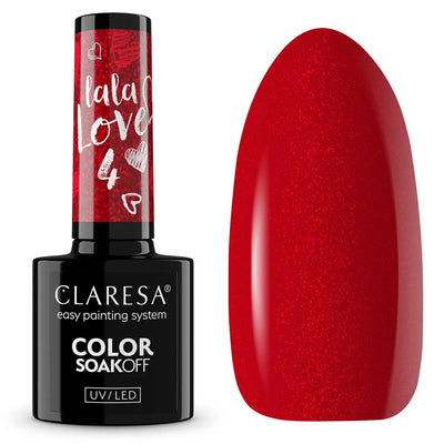 Claresa vernis gel uv led 5ml la la love 4