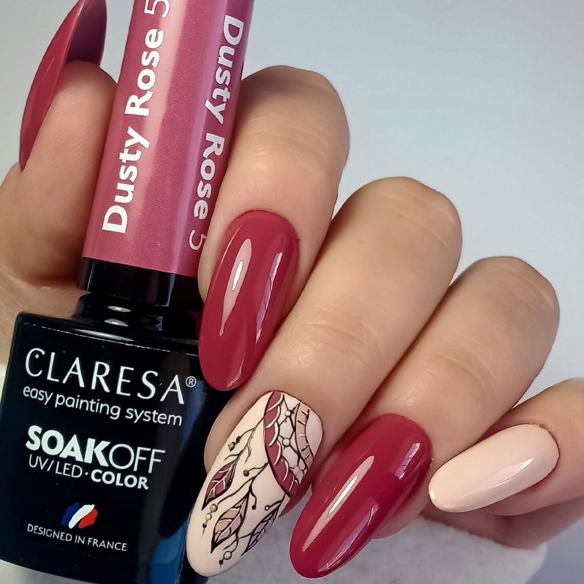 Claresa Claresa UV a conduit Gellak 5ml Dusty Rose 5