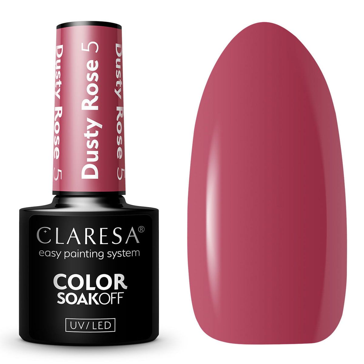 Claresa Claresa UV a conduit Gellak 5ml Dusty Rose 5