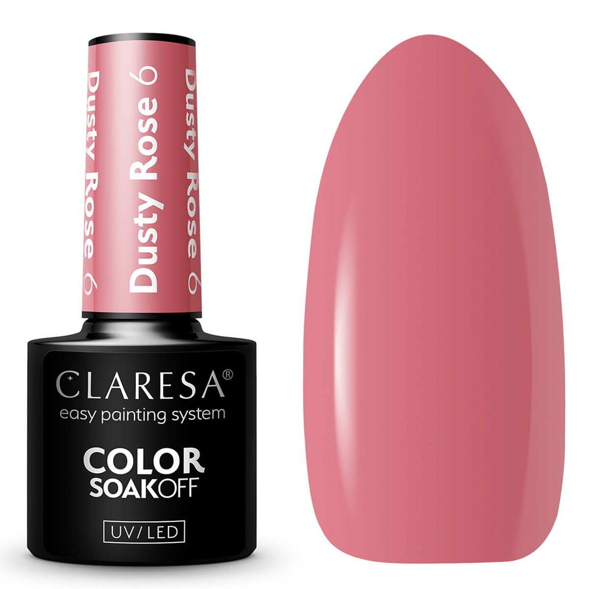 Claresa Claresa UV a conduit Gellak 5ml Dusty Rose 6