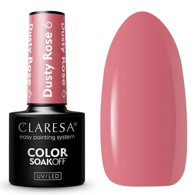 Claresa Claresa UV a conduit Gellak 5ml Dusty Rose 6