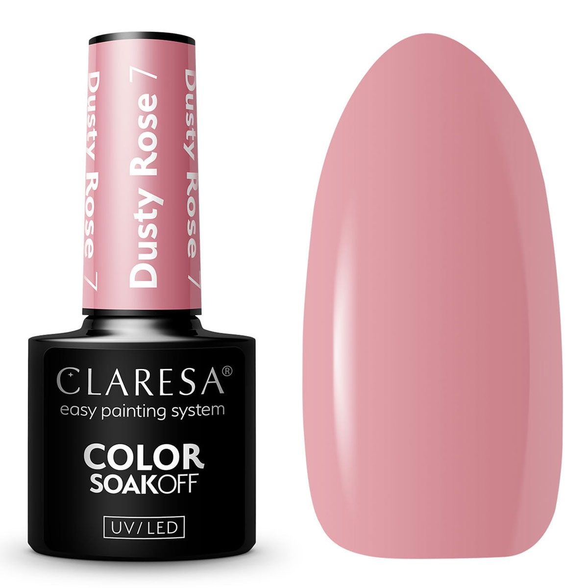 Claresa Claresa UV a conduit Gellak 5ml Dusty Rose 7