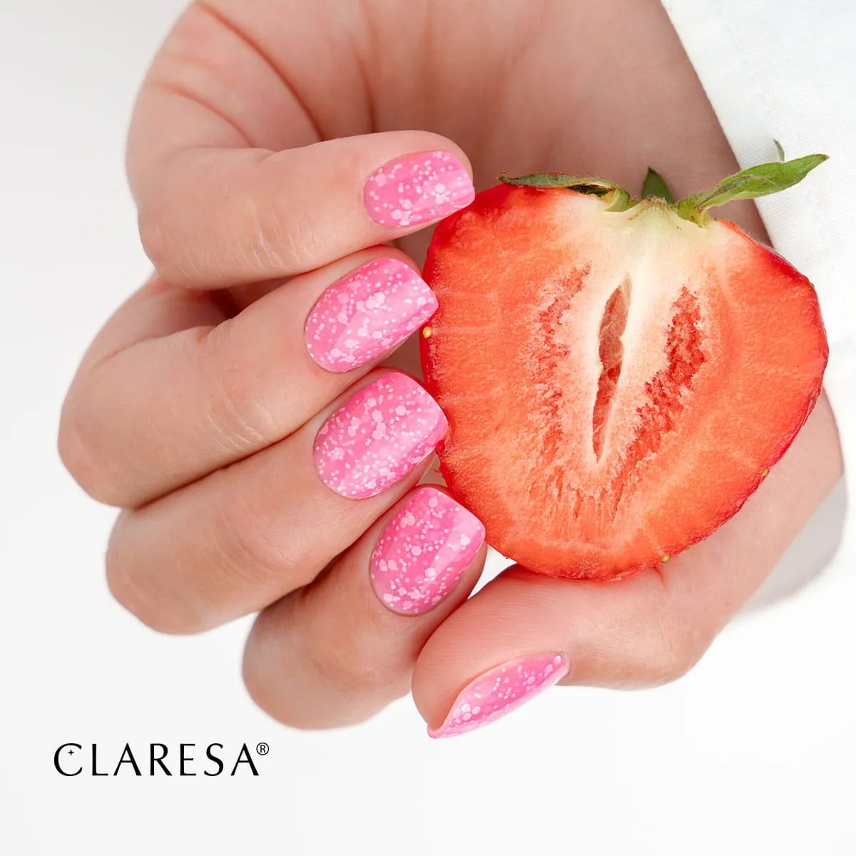 Claresa bubble jello base coat fraise 5ml