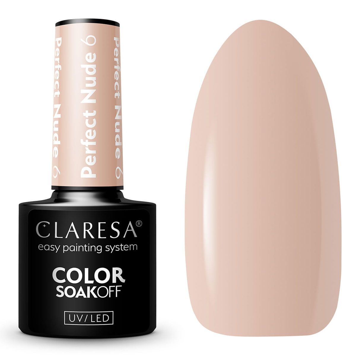 Claresa Claresa UV LED Gellak 5ml Perfect Nude 6