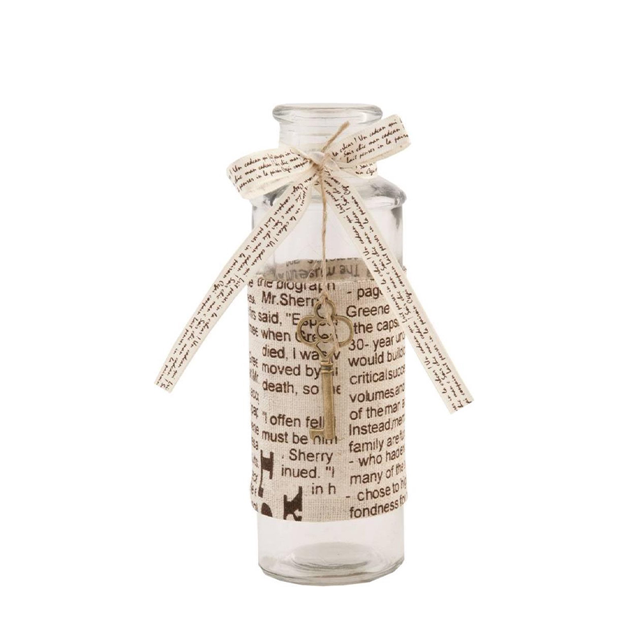 Clayre eef bouteille décorative vintage