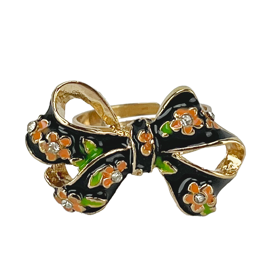 Clayre eef anneau arc fleurs