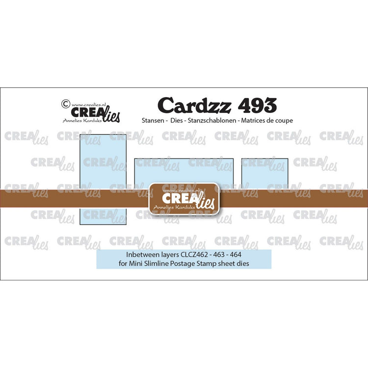 Crealies • cardzz die 3x couche intermédiaire pour clcz462, clcz463 clcz464