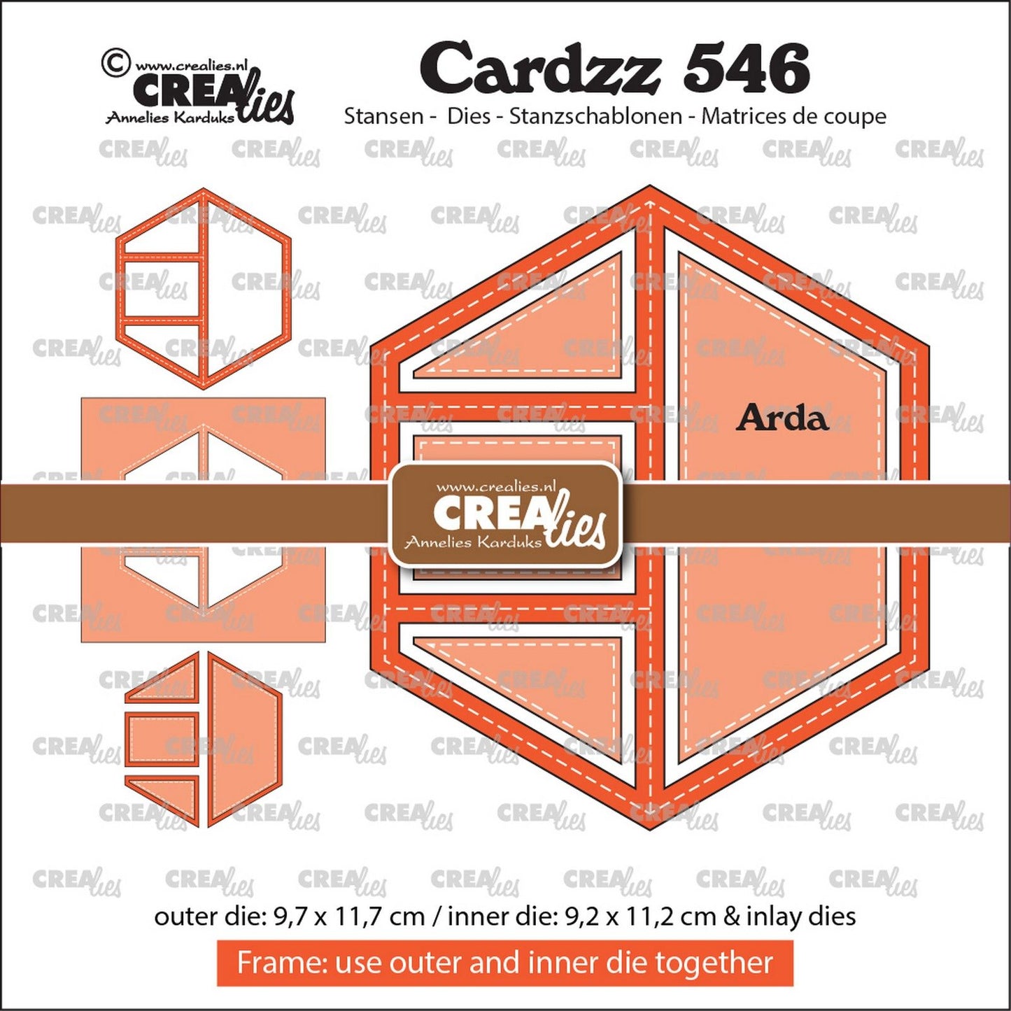 Crealies • incrustations de cadre cardzz arda