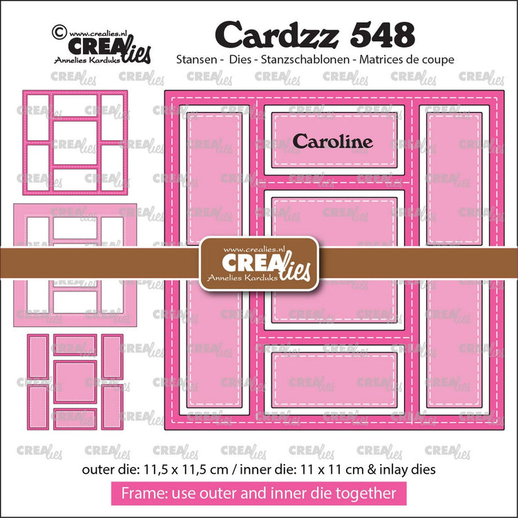 Crealies • incrustations de cadre cardzz caroline