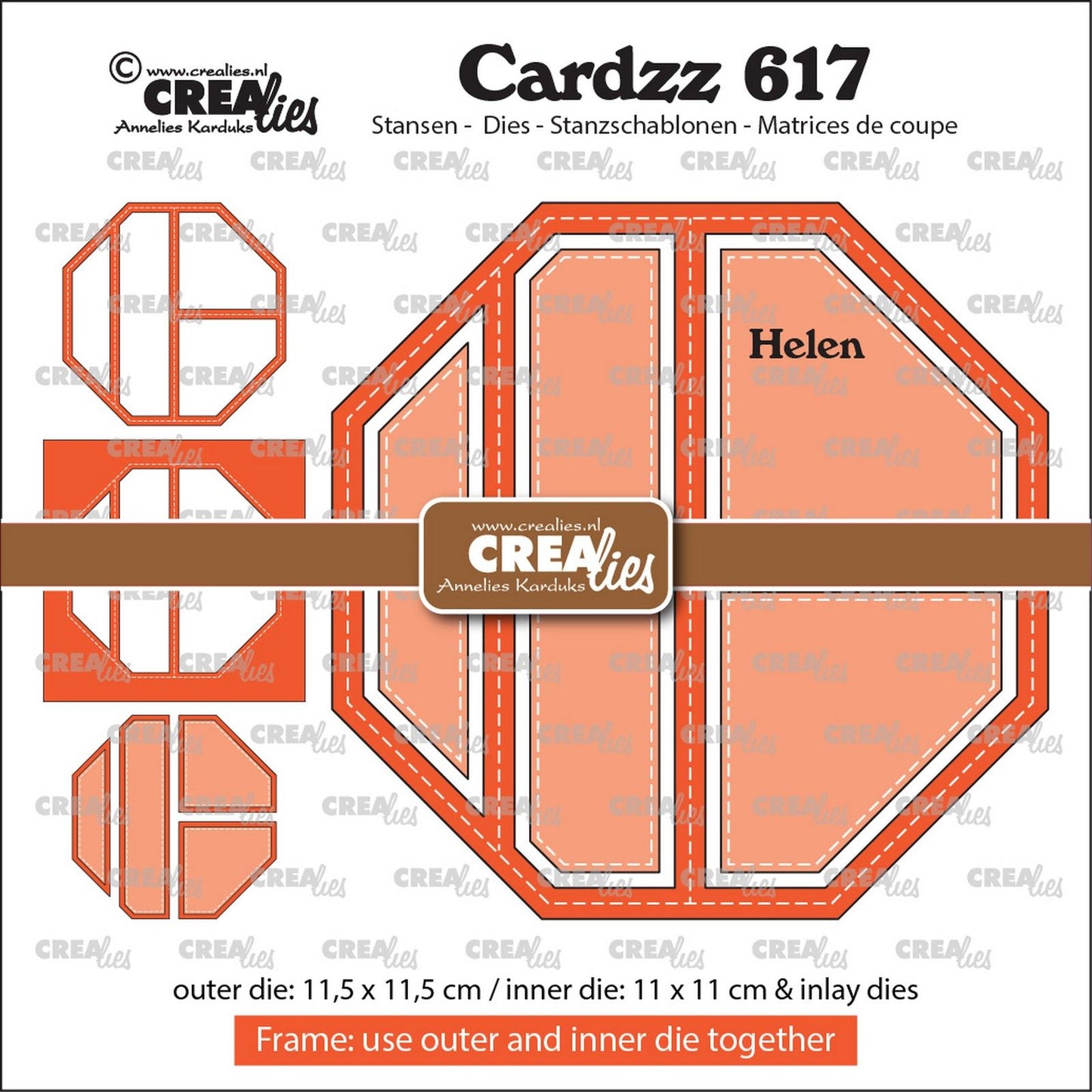 Crealies • incrustation de cadre cardzz guérissent