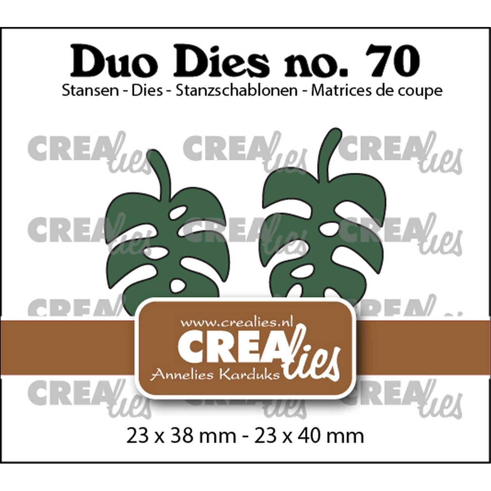 Crealies • duo meurt feuilles botaniques