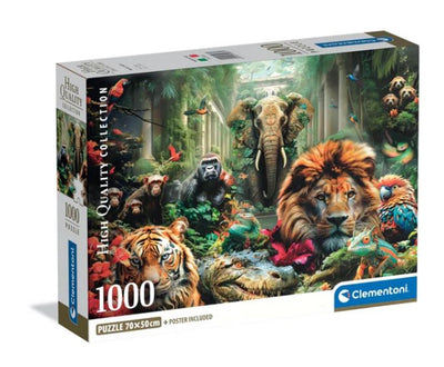 Clementoni puzzle 1000pcs jungle