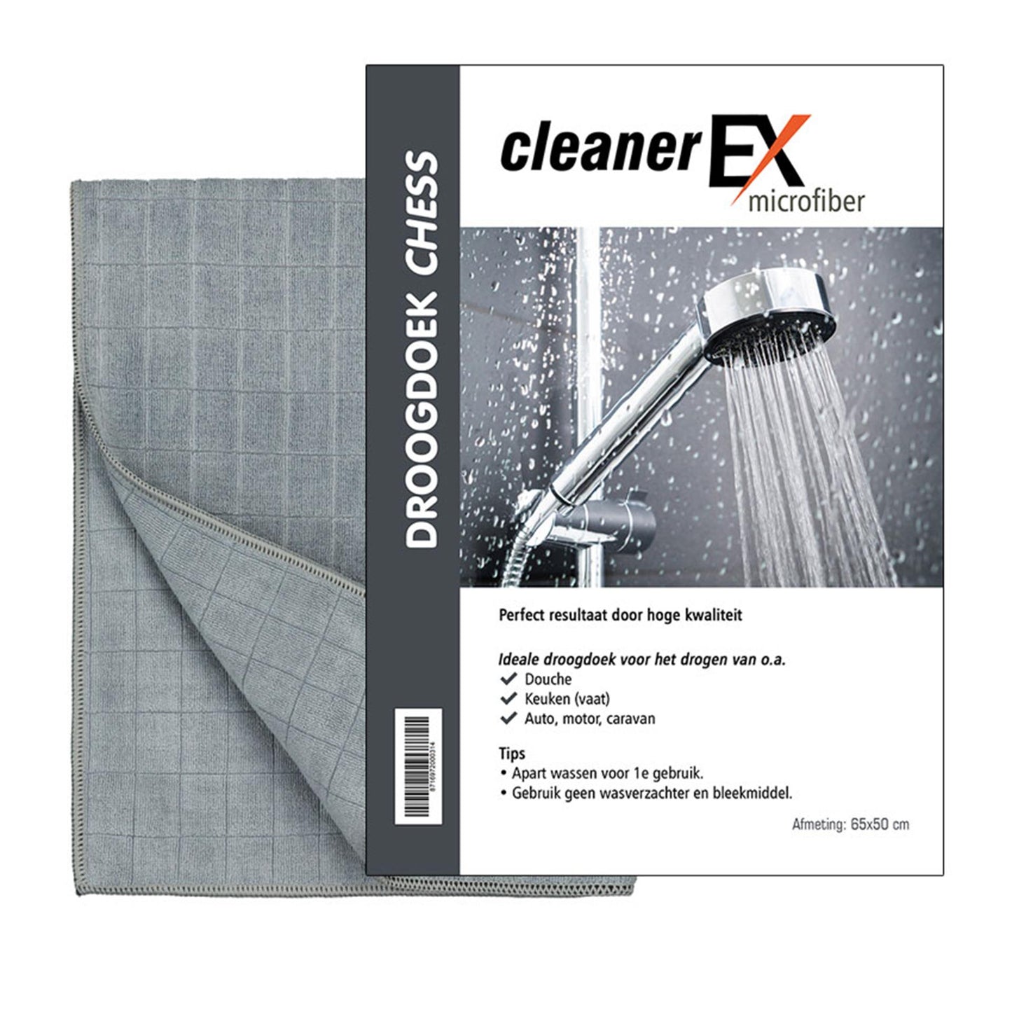 Chiffon de séchage en microfibre Cleanerex 65x50cm